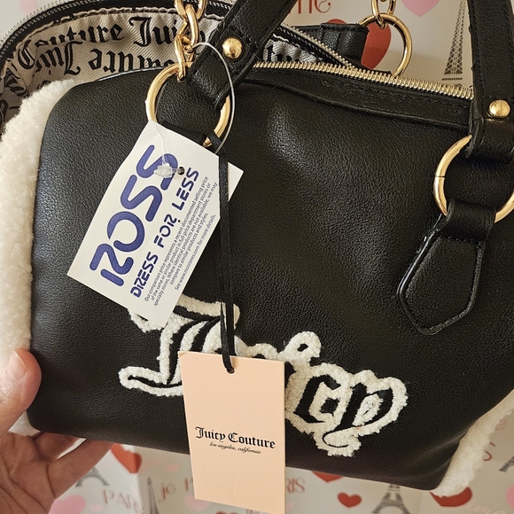 Juicy Couture Licorice Shear Genius Satchel - Picture 4 of 8